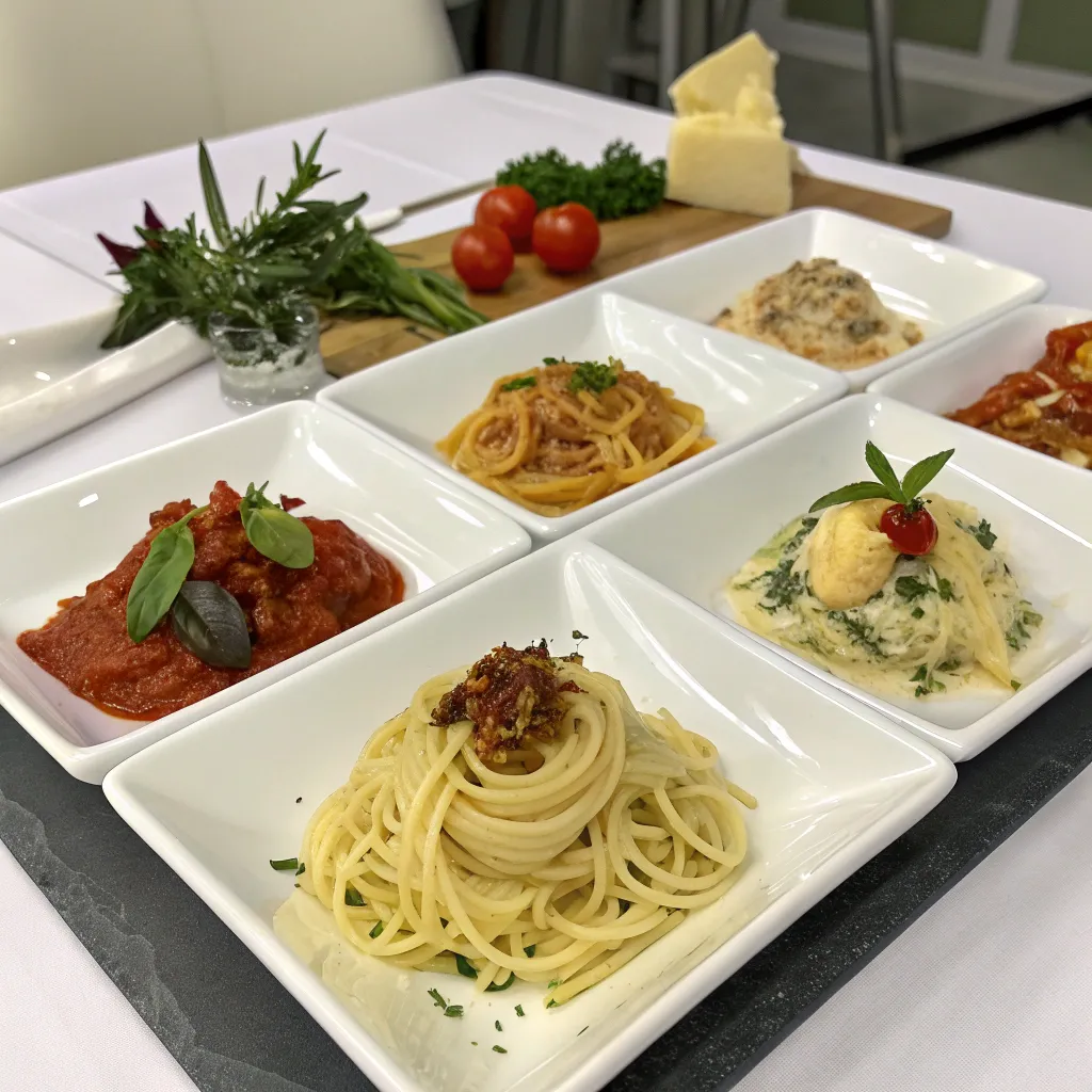 Gourmet Pasta Secrets Course Display