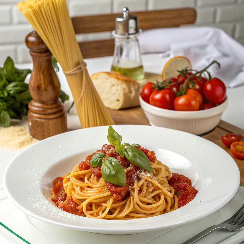 Italian Pasta Course Display